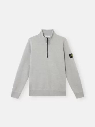 Sweat-shirt à demi-zip avec poches plaquées Sweat-shirt à demi-zip avec poches plaquées
