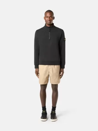 Sweat-shirt à demi-zip avec poches plaquées Sweat-shirt à demi-zip avec poches plaquées