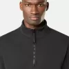 Sweat-shirt à demi-zip avec poches plaquées