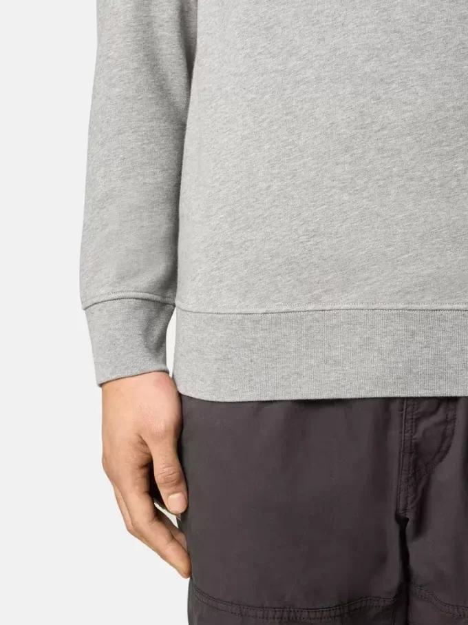 Sweat-shirt à demi-zip avec poches plaquées