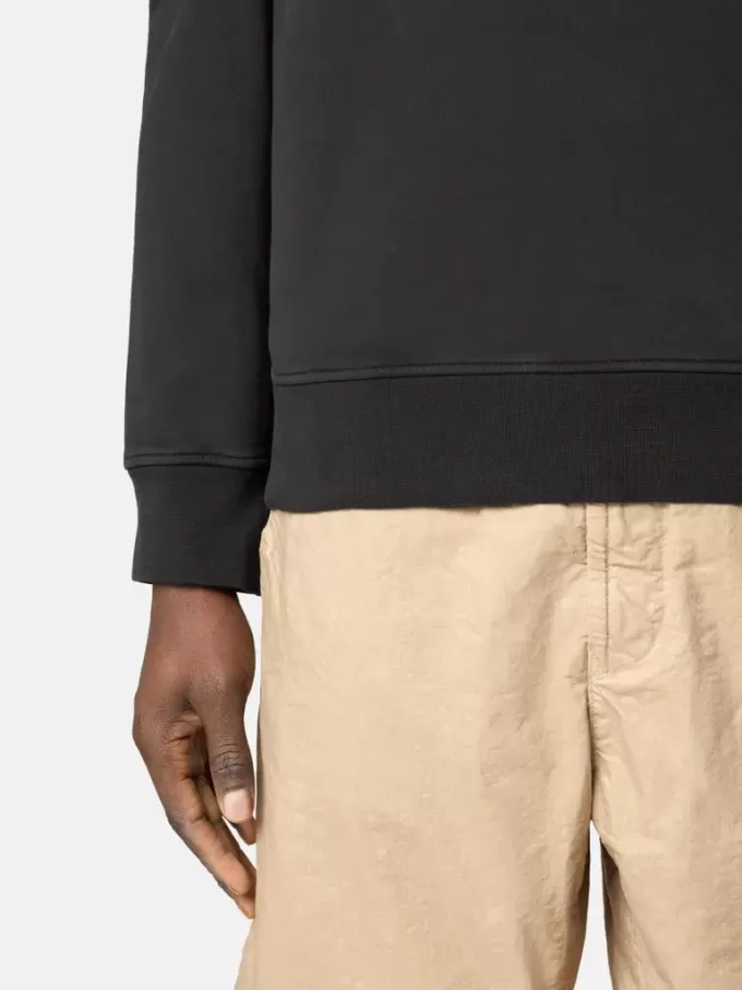 Sweat-shirt à demi-zip avec poches plaquées