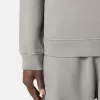 Sweat-shirt à demi-zip et coupe classique avec empiècements côtelés Sweat-shirt à demi-zip et coupe classique avec empiècements côtelés