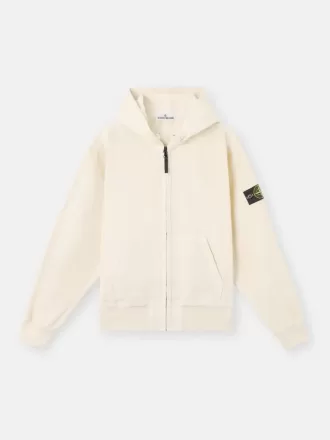 Sweat-shirt oversize à capuche et fermeture éclair, avec empiècements côtelés Sweat-shirt oversize à capuche et fermeture éclair, avec empiècements côtelés
