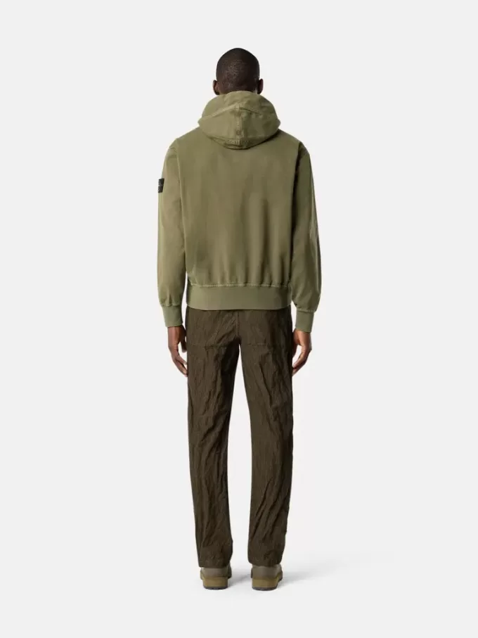 Sweat-shirt oversize à capuche et fermeture éclair, avec empiècements côtelés Sweat-shirt oversize à capuche et fermeture éclair, avec empiècements côtelés