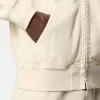 Sweat-shirt oversize à capuche et fermeture éclair, avec empiècements côtelés