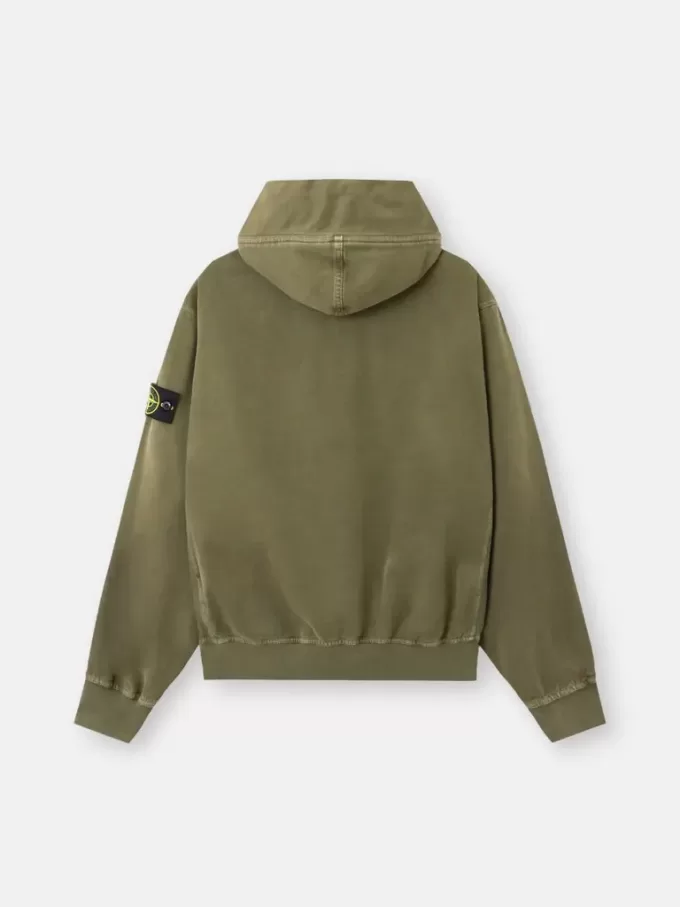 Sweat-shirt oversize à capuche et fermeture éclair, avec empiècements côtelés Sweat-shirt oversize à capuche et fermeture éclair, avec empiècements côtelés