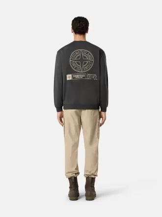 Sweat-shirt oversize à col rond avec imprimé « Industrial Four » Sweat-shirt oversize à col rond avec imprimé « Industrial Four »