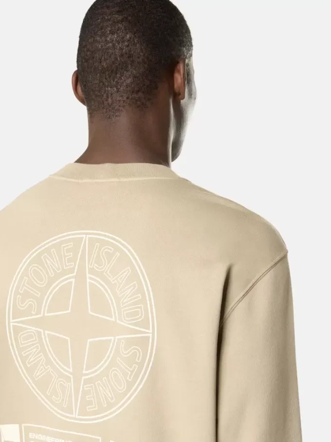 Sweat-shirt oversize à col rond avec imprimé « Industrial Four » Sweat-shirt oversize à col rond avec imprimé « Industrial Four »