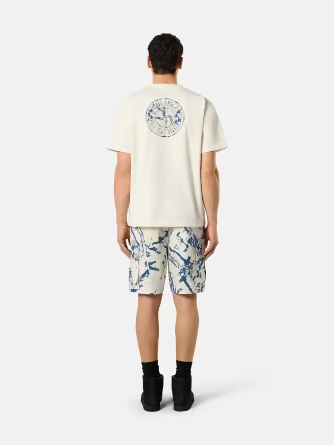 T-shirt à manches courtes avec imprimé « Compass Camo » T-shirt à manches courtes avec imprimé « Compass Camo »