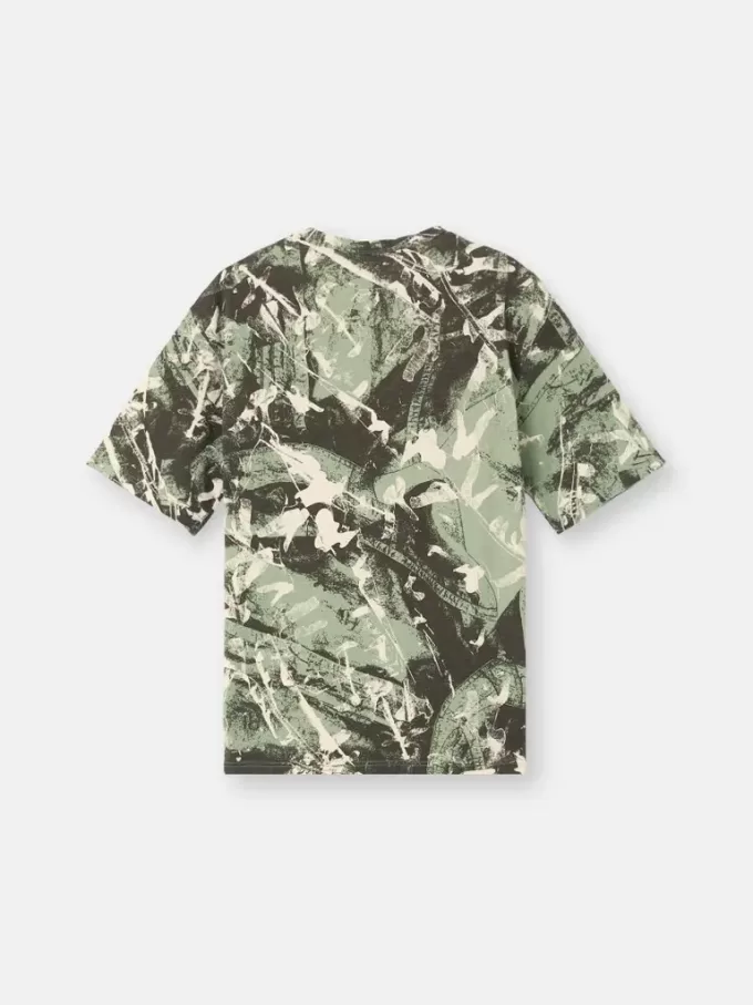 T-shirt à manches courtes avec imprimé « Scan Camo » T-shirt à manches courtes avec imprimé « Scan Camo »