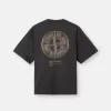 T-shirt à manches courtes et coupe classique avec imprimé « Bleeding Numbers » T-shirt à manches courtes et coupe classique avec imprimé « Bleeding Numbers »