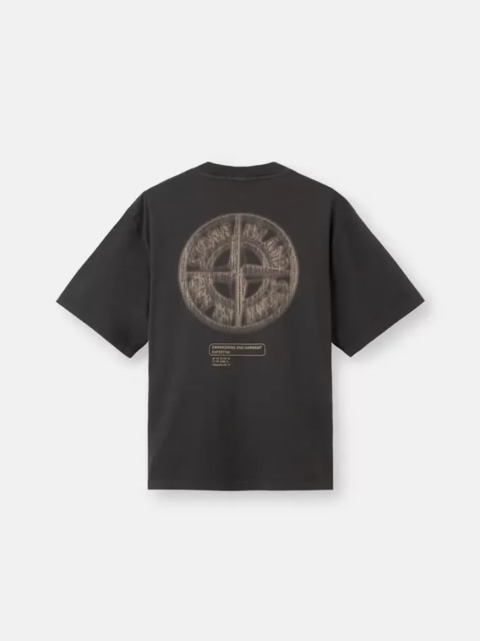 T-shirt à manches courtes et coupe classique avec imprimé « Bleeding Numbers » T-shirt à manches courtes et coupe classique avec imprimé « Bleeding Numbers »