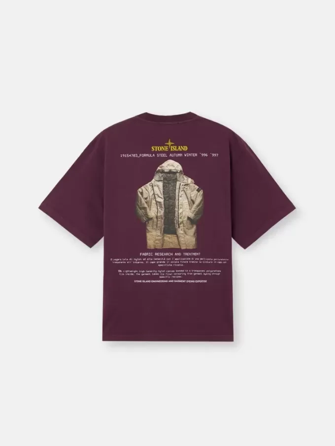 T-shirt à manches courtes et coupe classique avec imprimé saisonnier « Archivio » T-shirt à manches courtes et coupe classique avec imprimé saisonnier « Archivio »