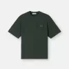 T-shirt à manches courtes et coupe classique avec patch Compass