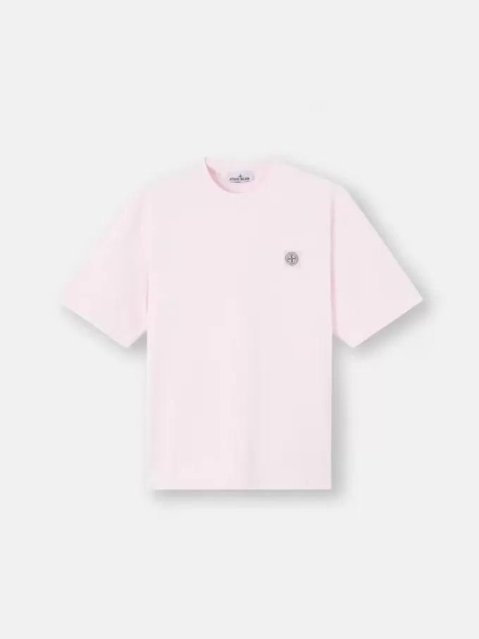 T-shirt à manches courtes et coupe classique avec patch Compass