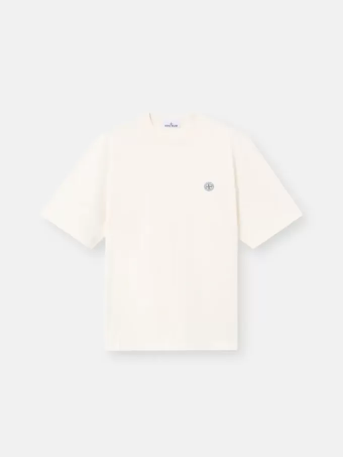 T-shirt à manches courtes et coupe classique avec patch Compass