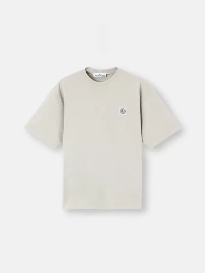 T-shirt à manches courtes et coupe classique avec patch Compass