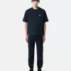 T-shirt à manches courtes et coupe classique avec patch Compass
