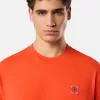 T-shirt à manches courtes et coupe classique avec patch Compass