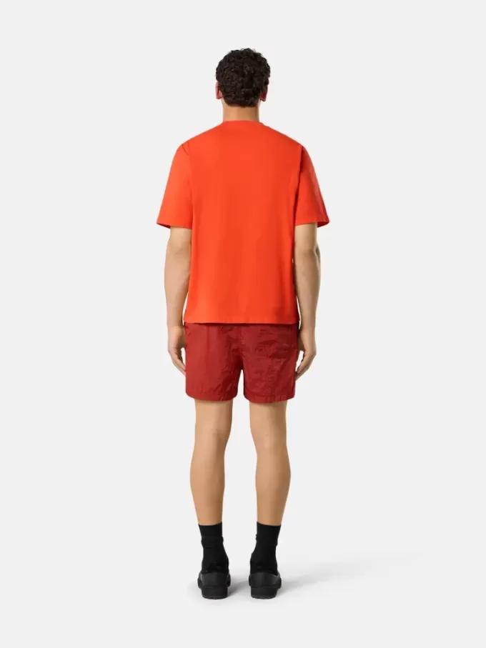 T-shirt à manches courtes et coupe classique avec patch Compass