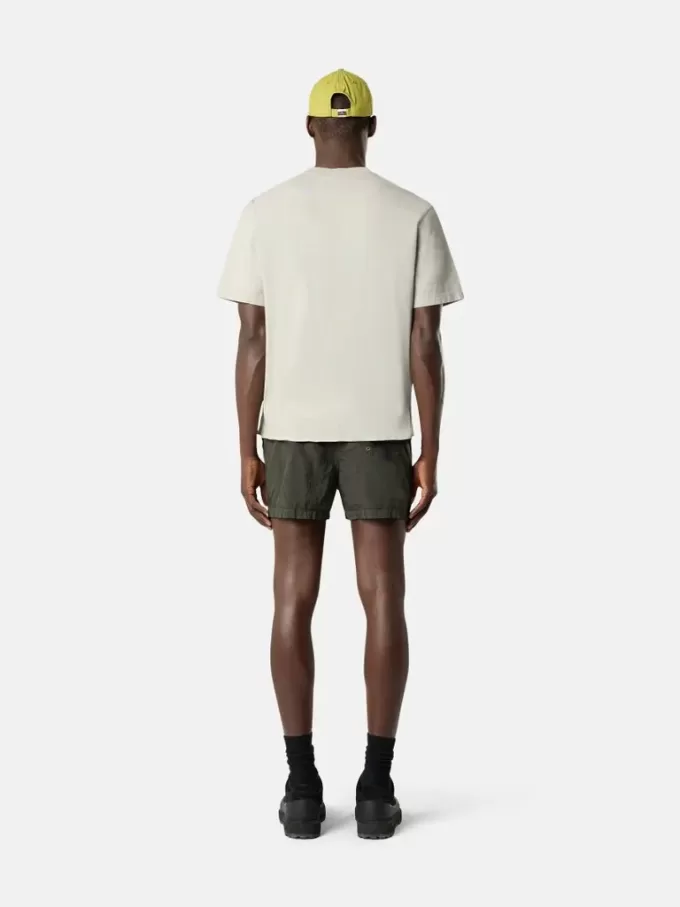 T-shirt à manches courtes et coupe classique avec patch Compass