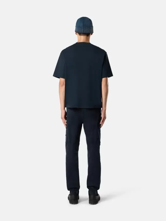 T-shirt à manches courtes et coupe classique avec patch Compass