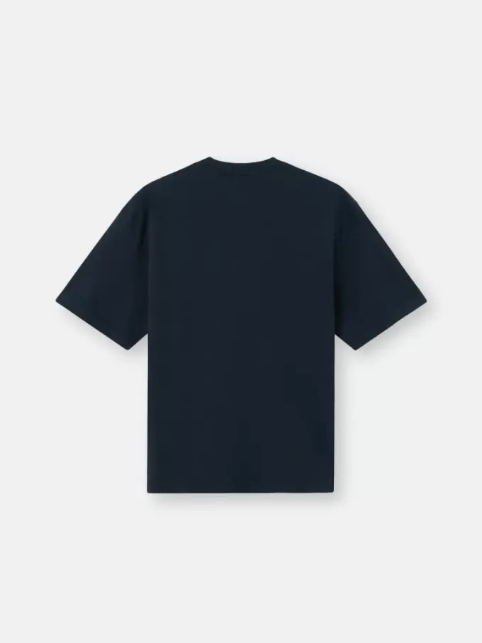 T-shirt à manches courtes et coupe classique avec patch Compass