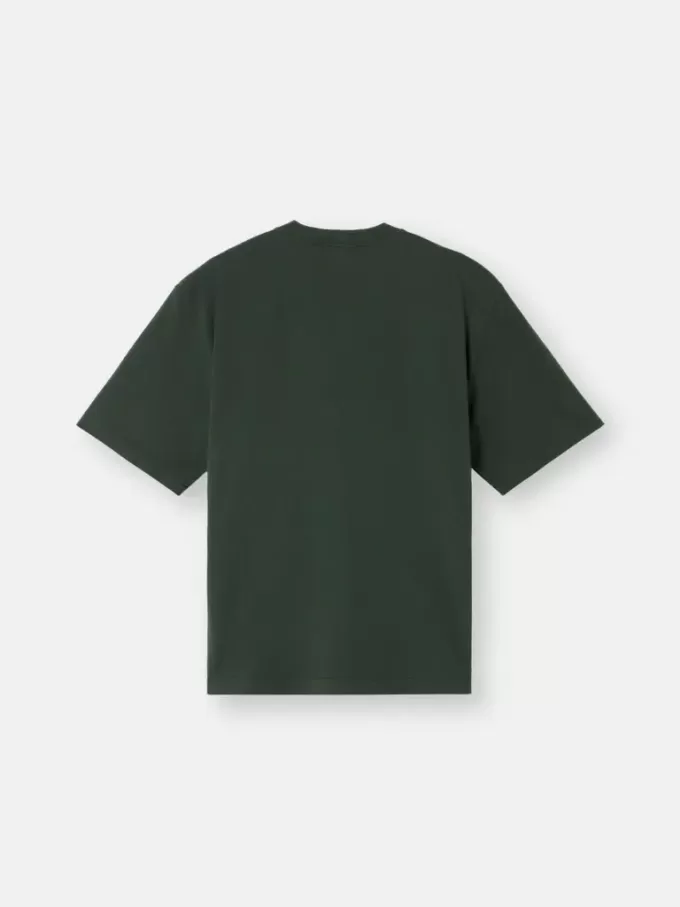 T-shirt à manches courtes et coupe classique avec patch Compass
