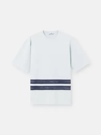 t shirt oversize manches courtes avec bandes imprimes 1 1 330x440 - T-shirt oversize &agrave; manches courtes avec bandes imprim&eacute;es