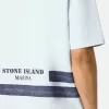 T-shirt oversize à manches courtes avec bandes imprimées