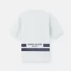 T-shirt oversize à manches courtes avec bandes imprimées