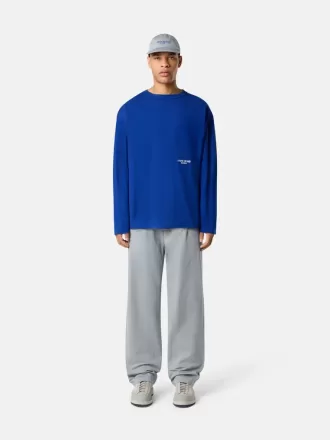 T-shirt oversize à manches longues avec broderie Marina