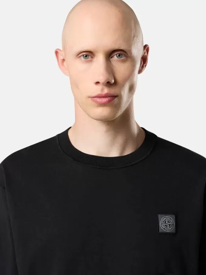 T-shirt slim fit à manches longues avec patch Compass T-shirt slim fit à manches longues avec patch Compass