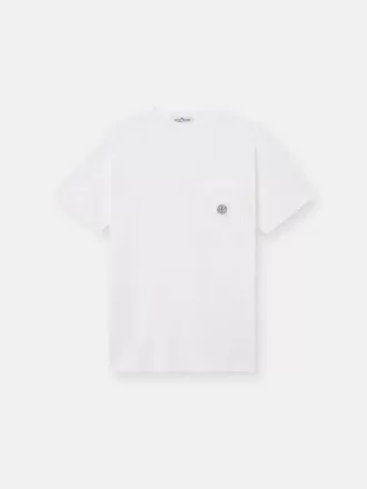 T-shirt slim à manches courtes avec patch Compass
