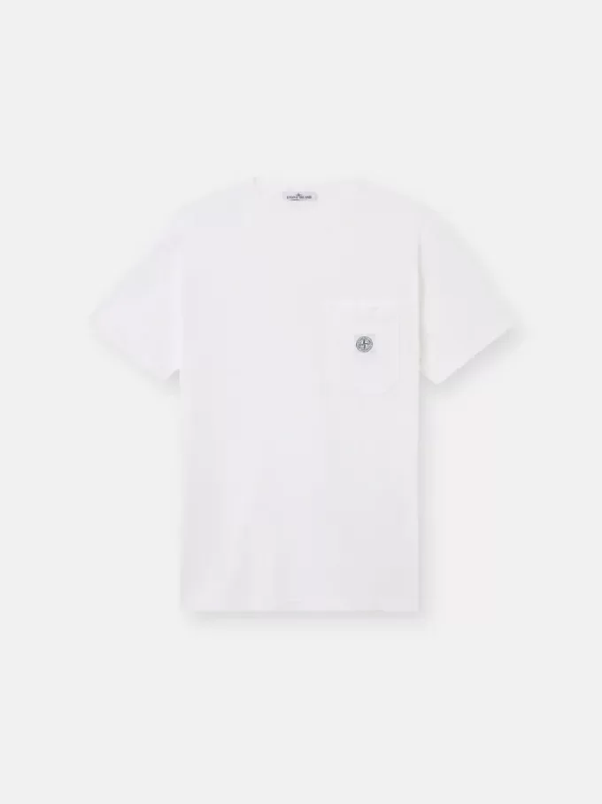 T-shirt slim à manches courtes avec patch Compass T-shirt slim à manches courtes avec patch Compass