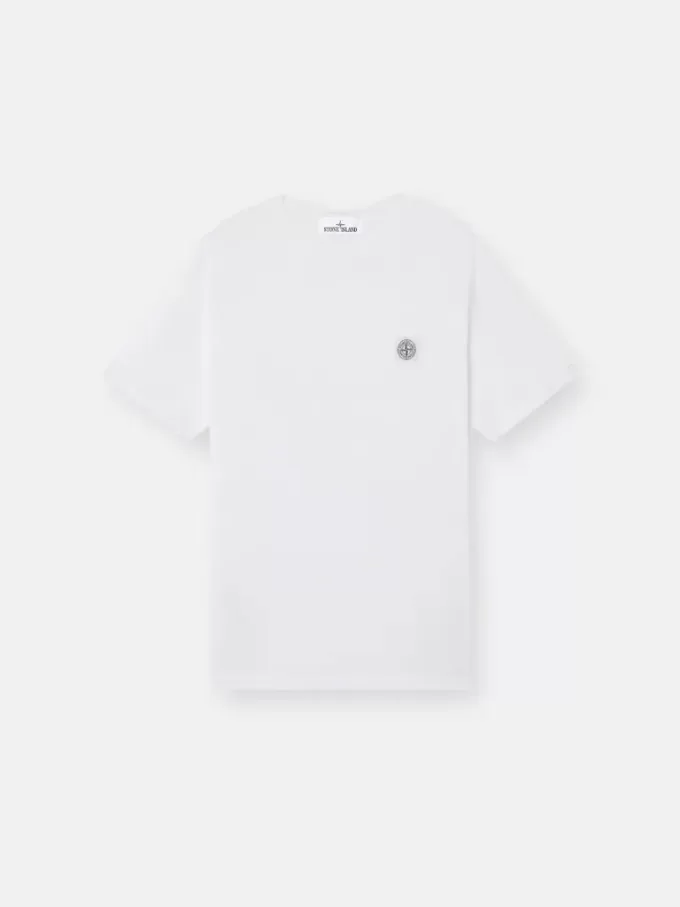 T-shirt slim à manches courtes avec patch Compass T-shirt slim à manches courtes avec patch Compass