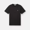 T-shirt slim à manches courtes avec patch Compass
