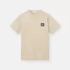 T-shirt slim à manches courtes avec patch Compass