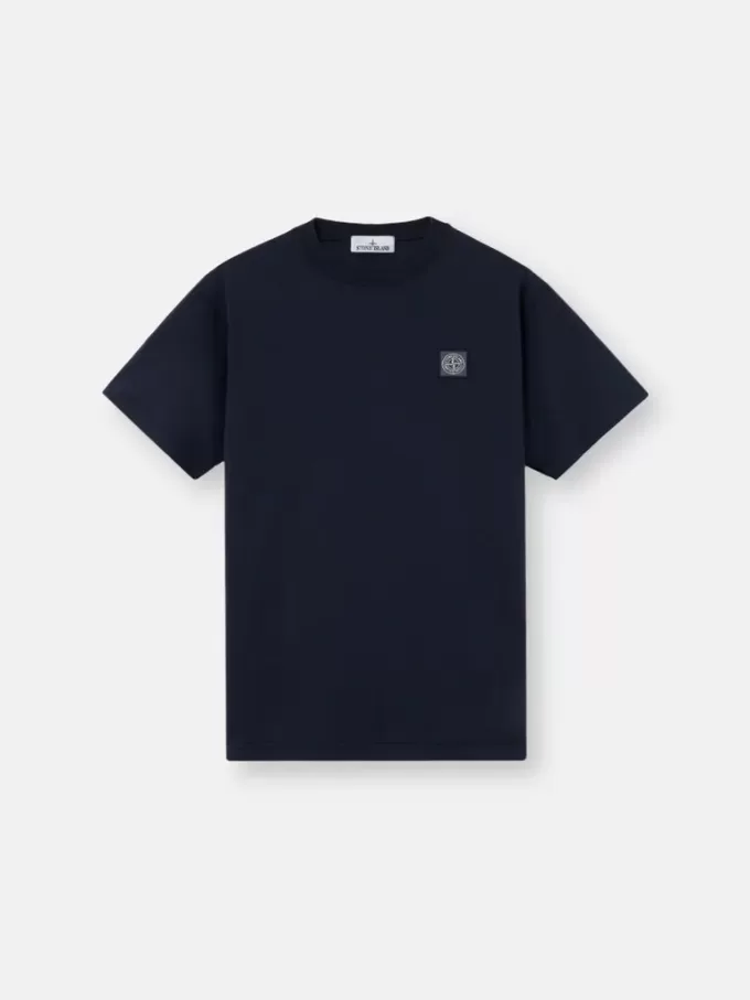 T-shirt slim à manches courtes avec patch Compass T-shirt slim à manches courtes avec patch Compass