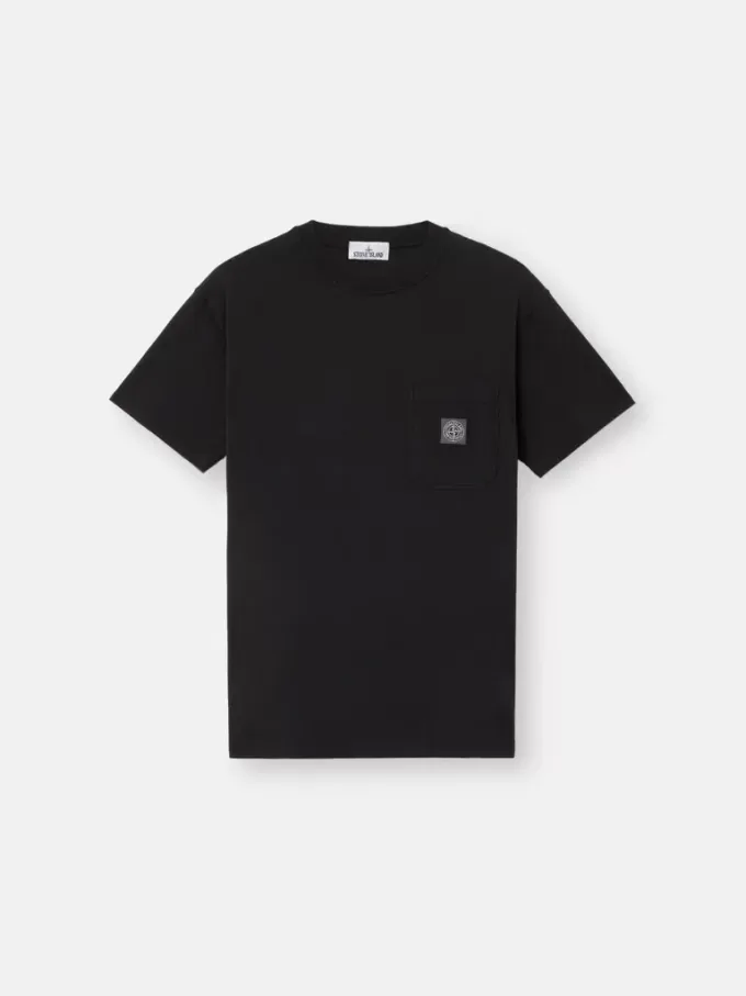 T-shirt slim à manches courtes avec patch Compass T-shirt slim à manches courtes avec patch Compass