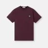 T-shirt slim à manches courtes avec patch Compass