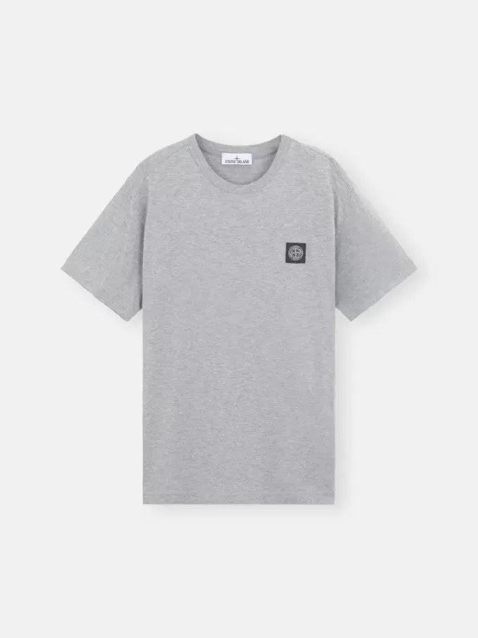 T-shirt slim à manches courtes avec patch Compass T-shirt slim à manches courtes avec patch Compass