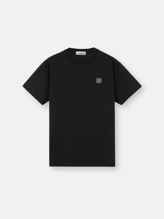 T-shirt slim à manches courtes avec patch Compass T-shirt slim à manches courtes avec patch Compass