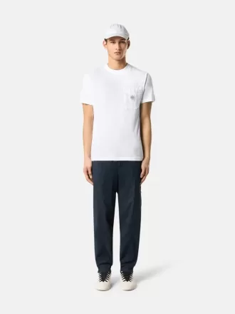 T-shirt slim à manches courtes avec patch Compass