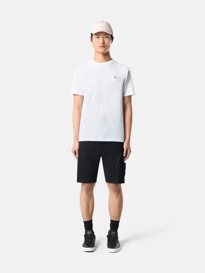 T-shirt slim à manches courtes avec patch Compass T-shirt slim à manches courtes avec patch Compass