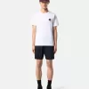 T-shirt slim à manches courtes avec patch Compass