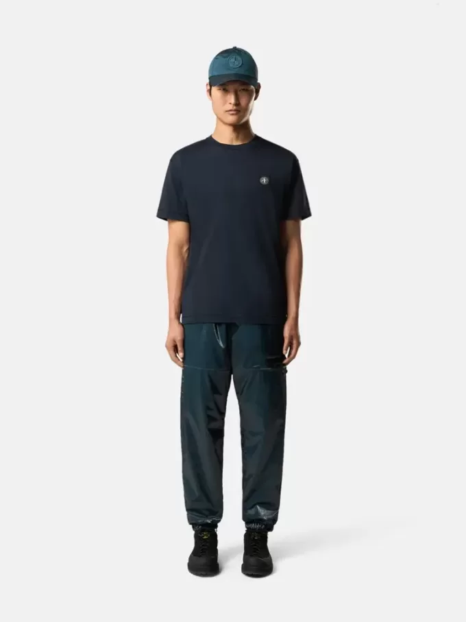 T-shirt slim à manches courtes avec patch Compass