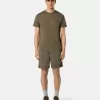 T-shirt slim à manches courtes avec patch Compass