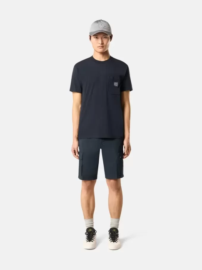 T-shirt slim à manches courtes avec patch Compass T-shirt slim à manches courtes avec patch Compass