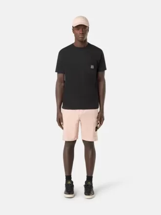 T-shirt slim à manches courtes avec patch Compass